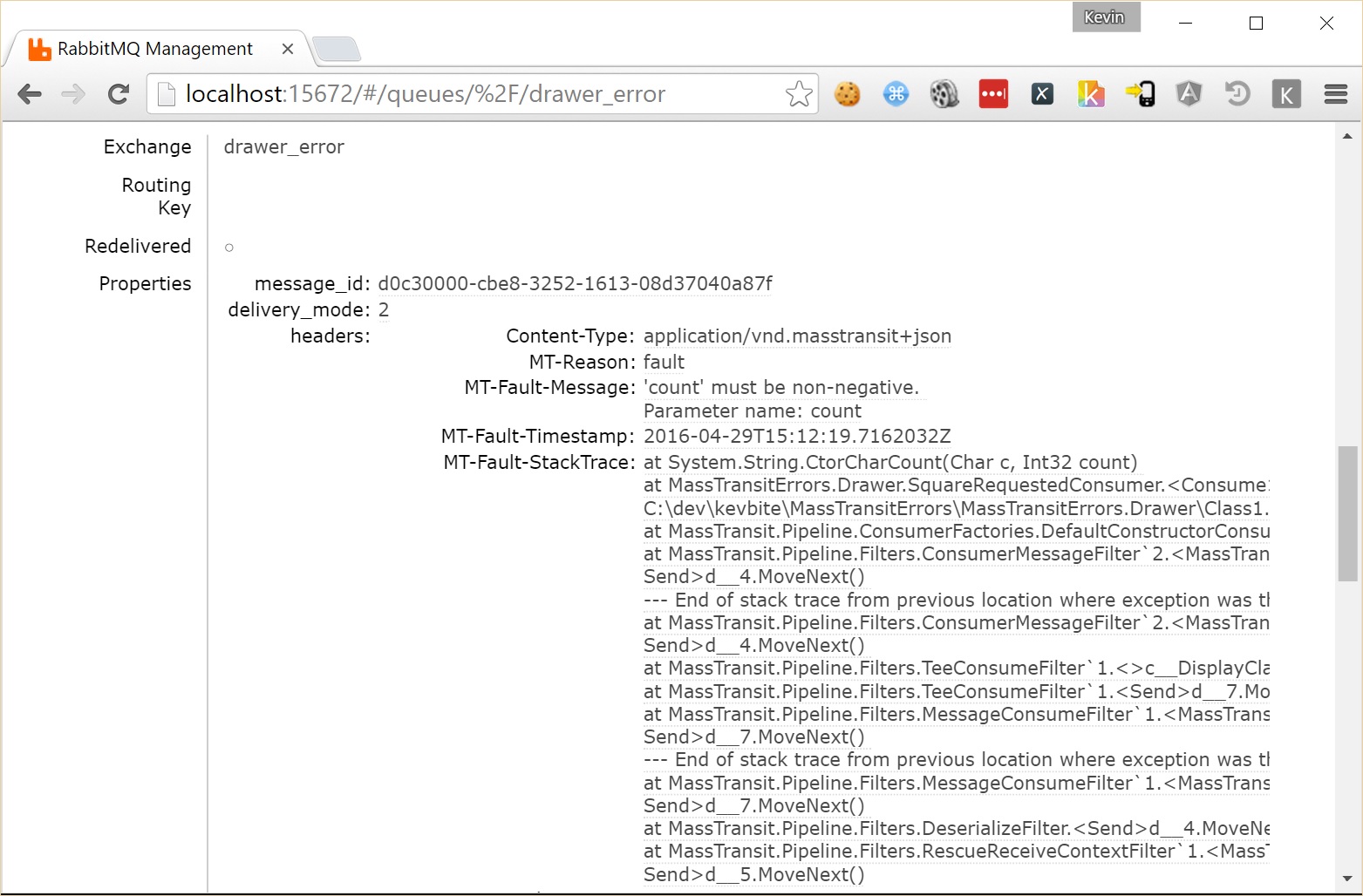 Notifying Customers of Errors with MassTransit Developer Ramblings of
