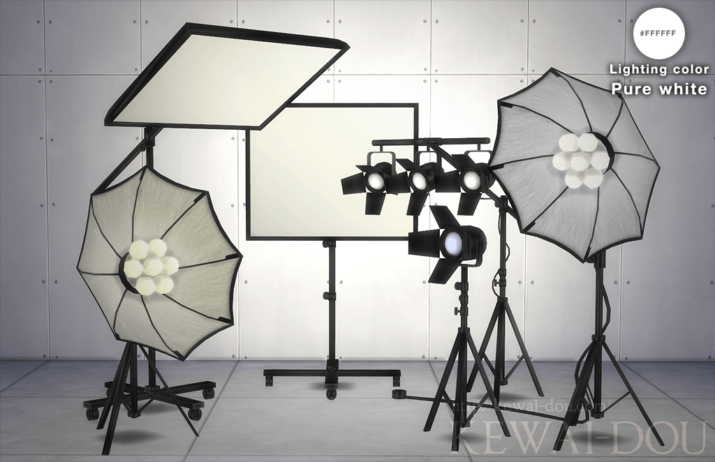 Photo studio set (The Sims4 Object) KEWAIDOU