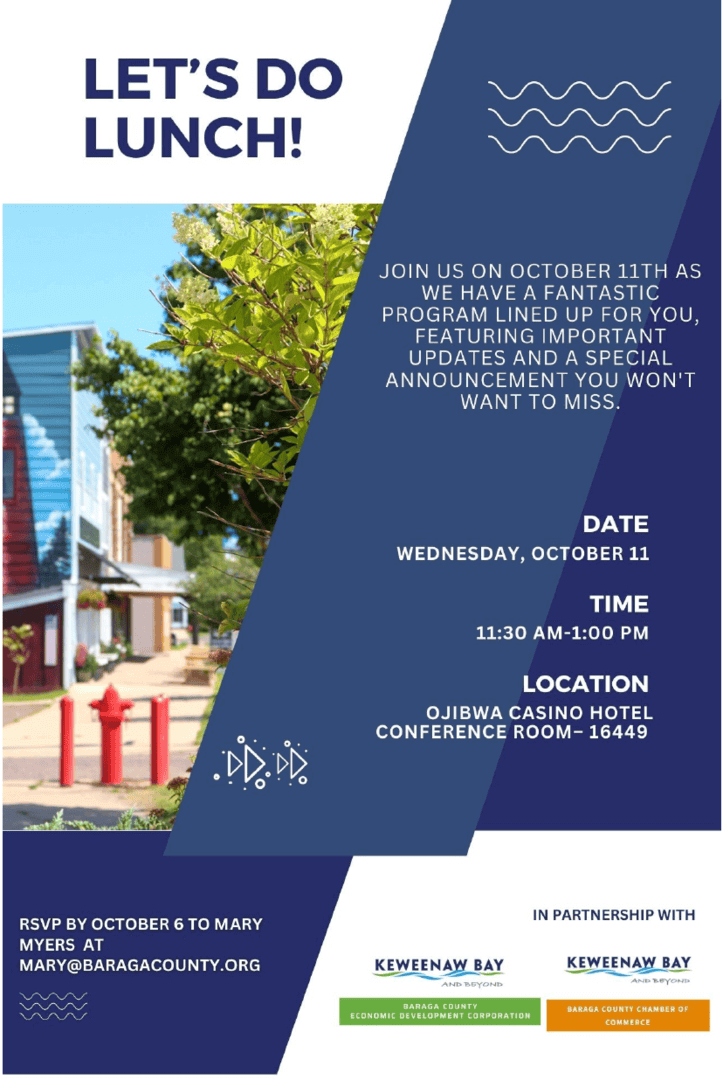 Let’s Do Lunch! Join us October 11th for an exciting announcment