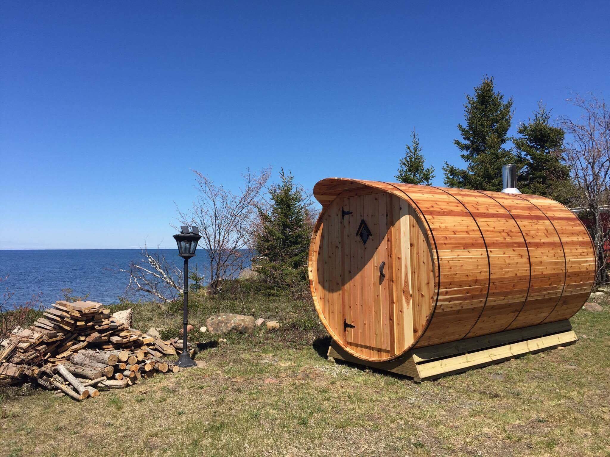 Keweenaw Saunas Custom woodburning handcrafted Upper Peninsula of