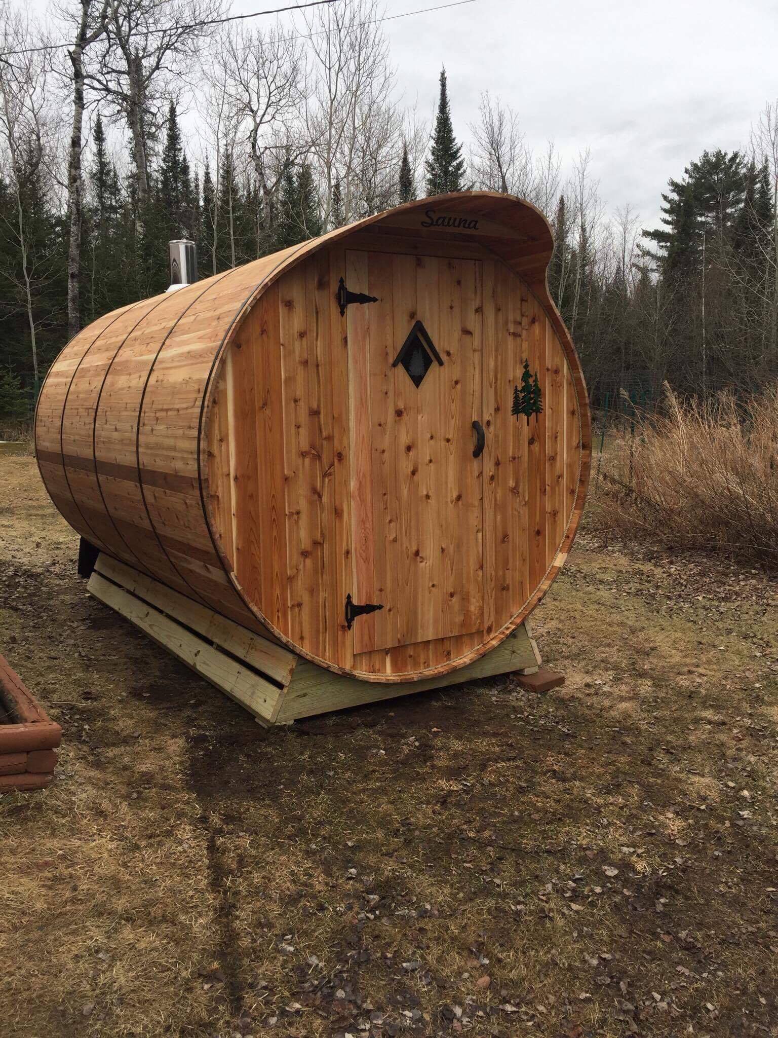 Keweenaw Saunas Custom woodburning handcrafted Upper Peninsula of