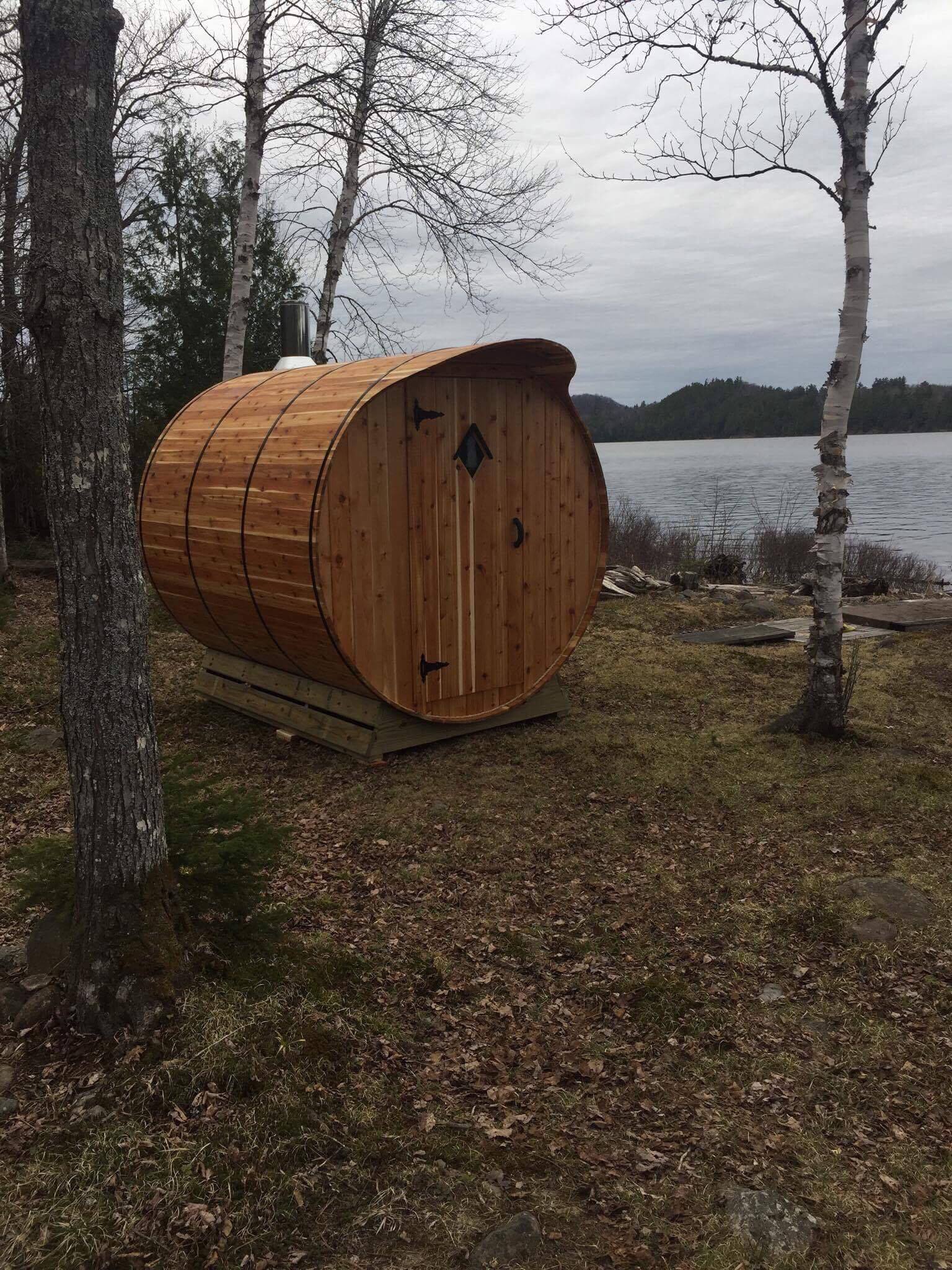 Keweenaw Saunas Custom woodburning handcrafted Upper Peninsula of