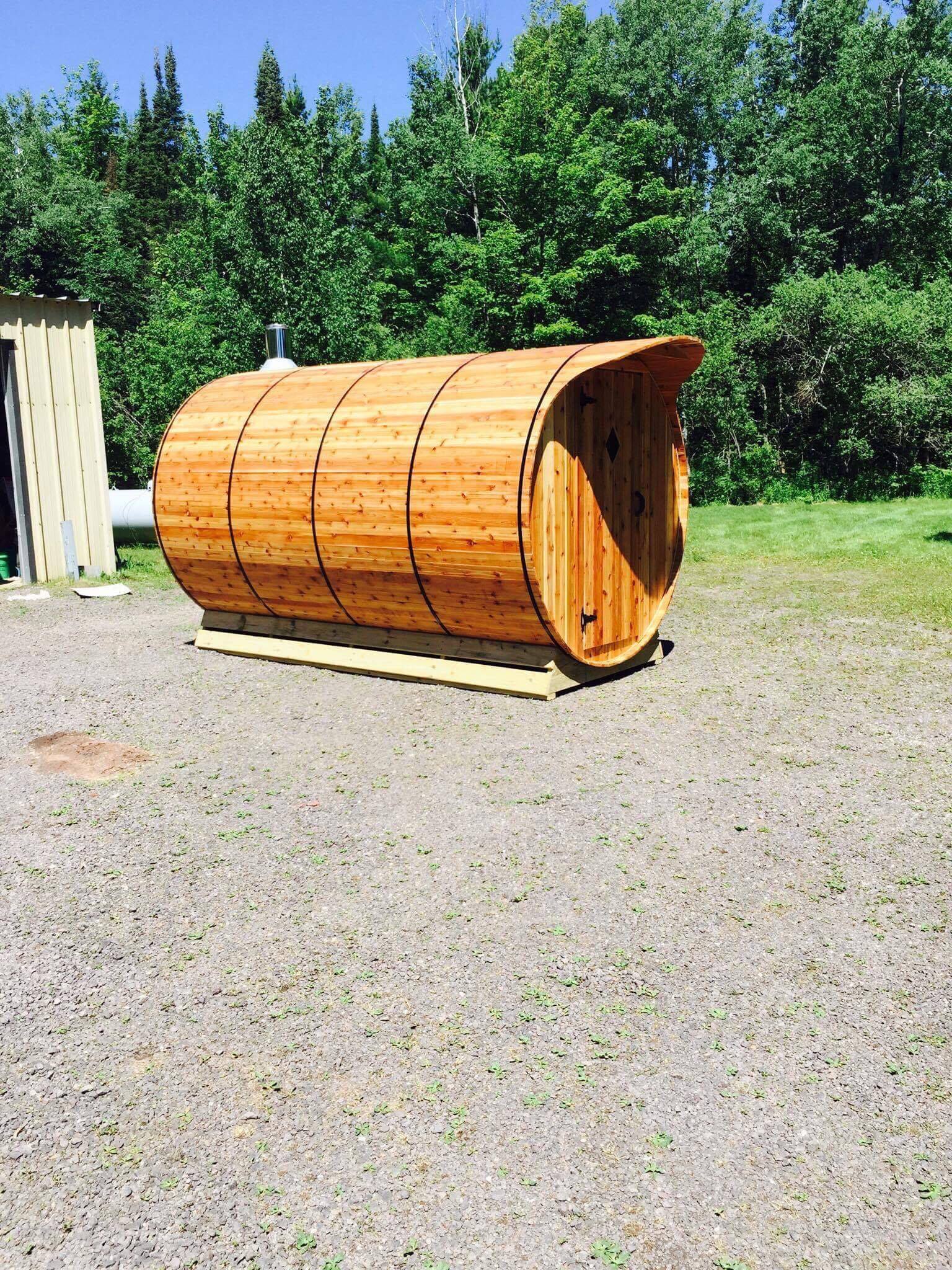 Keweenaw Saunas Custom woodburning handcrafted Upper Peninsula of
