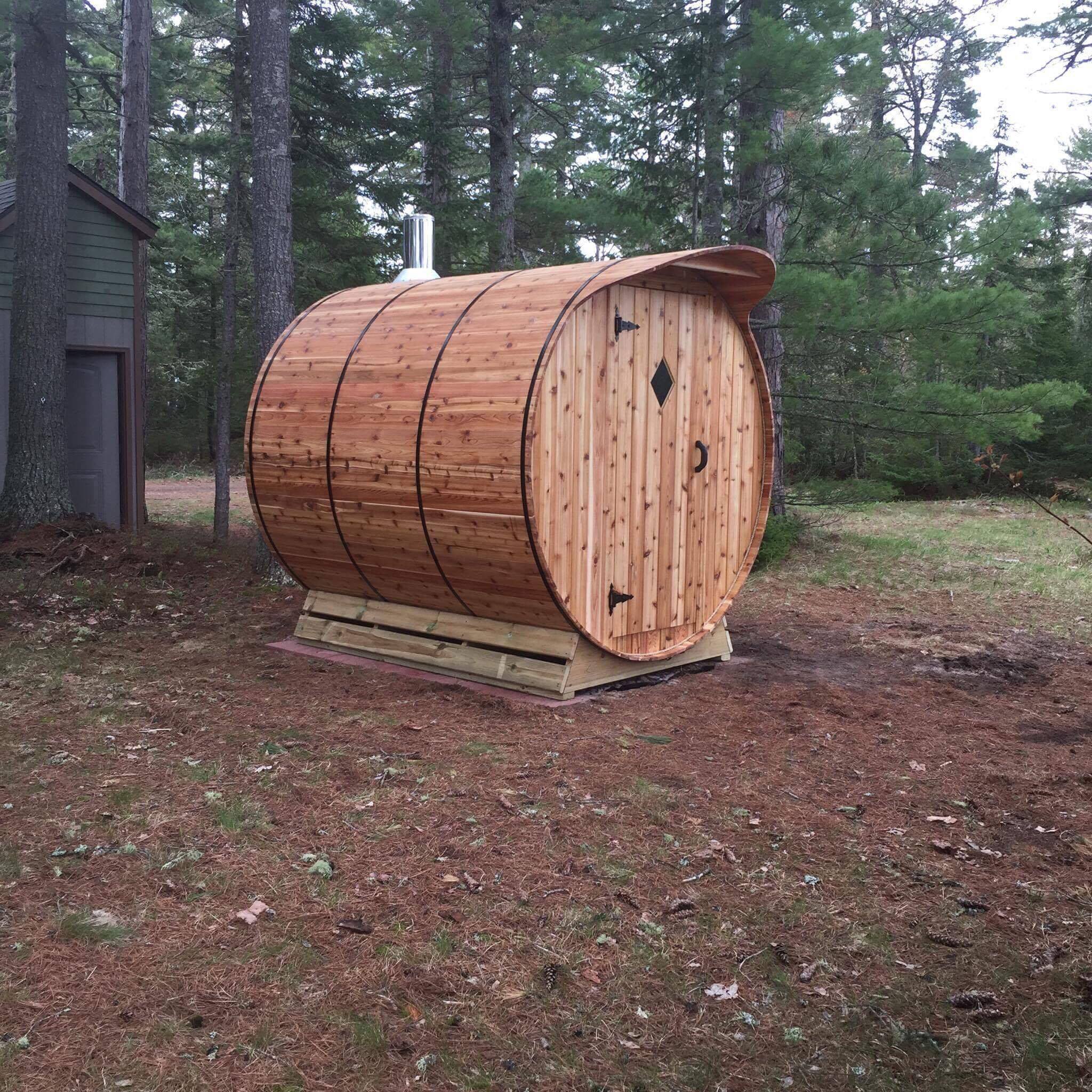 Keweenaw Saunas Custom woodburning handcrafted Upper Peninsula of