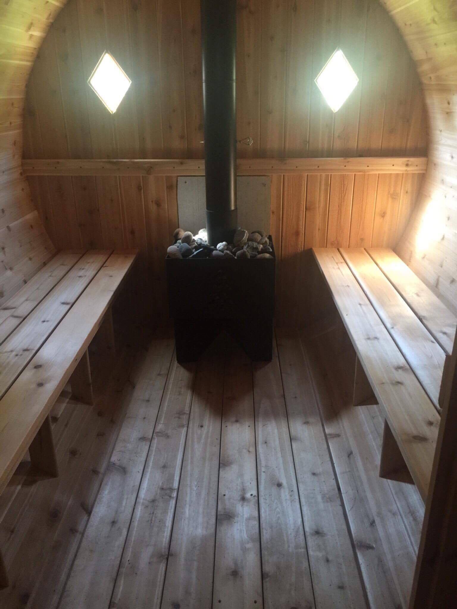Keweenaw Saunas Custom woodburning handcrafted Upper Peninsula of