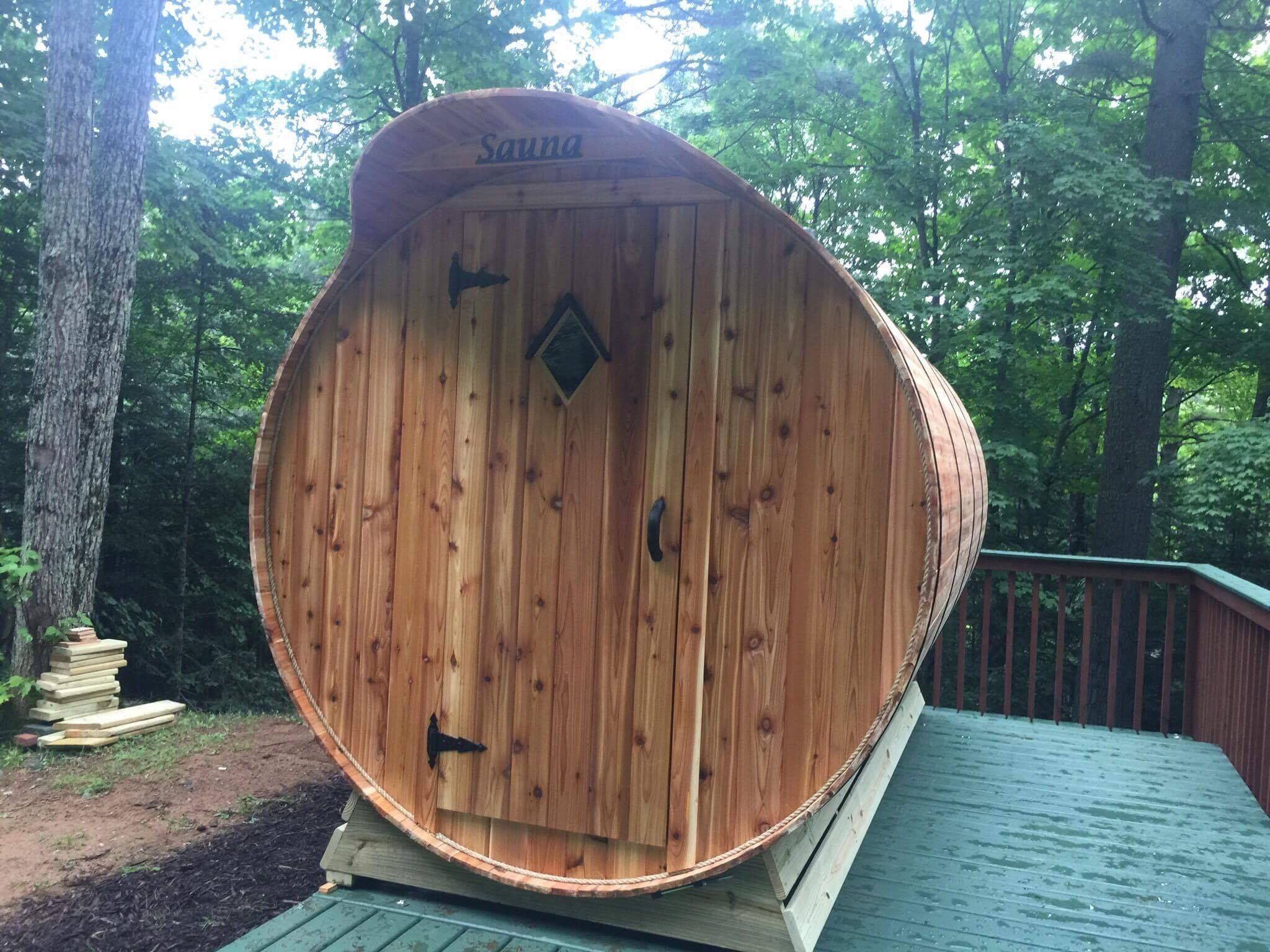Keweenaw Saunas Custom woodburning handcrafted Upper Peninsula of