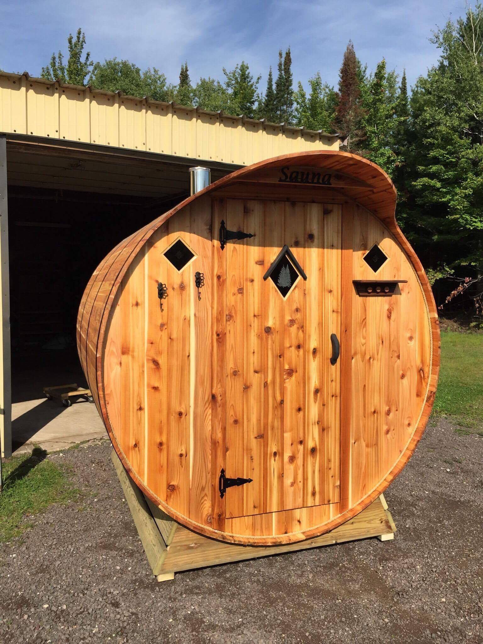 Keweenaw Saunas Custom woodburning handcrafted Upper Peninsula of