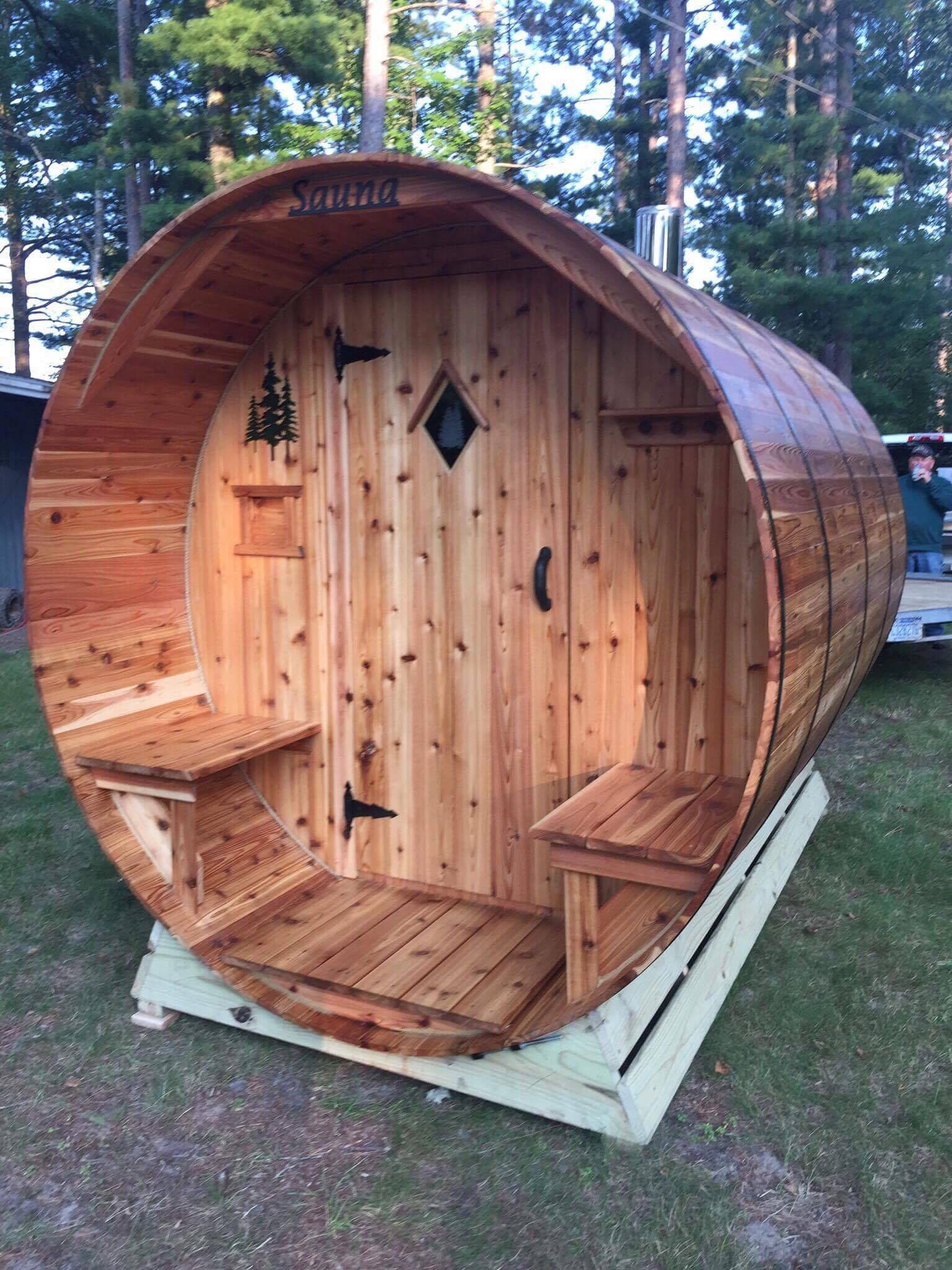Keweenaw Saunas Custom woodburning handcrafted Upper Peninsula of