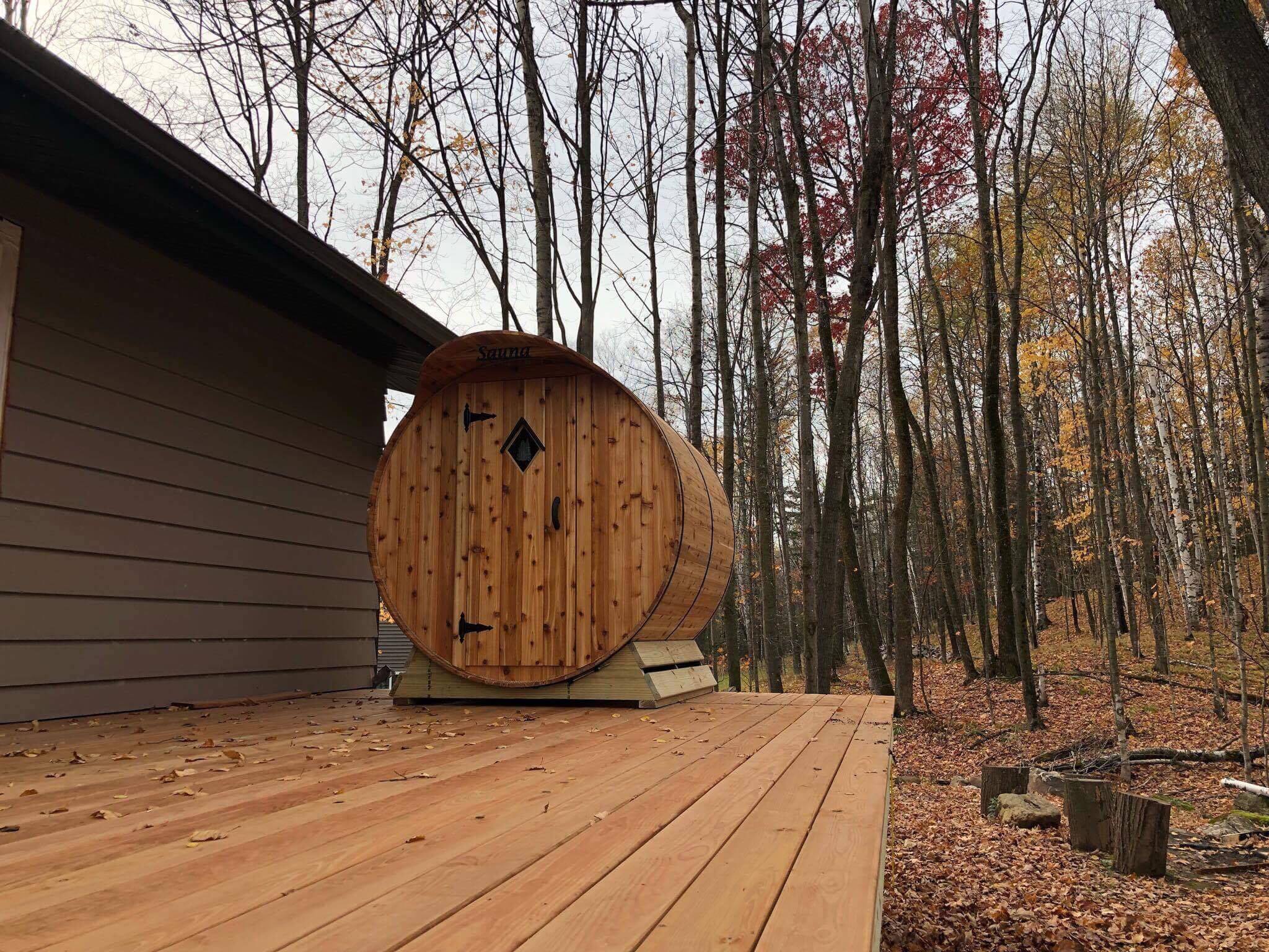 Keweenaw Saunas Custom woodburning handcrafted Upper Peninsula of
