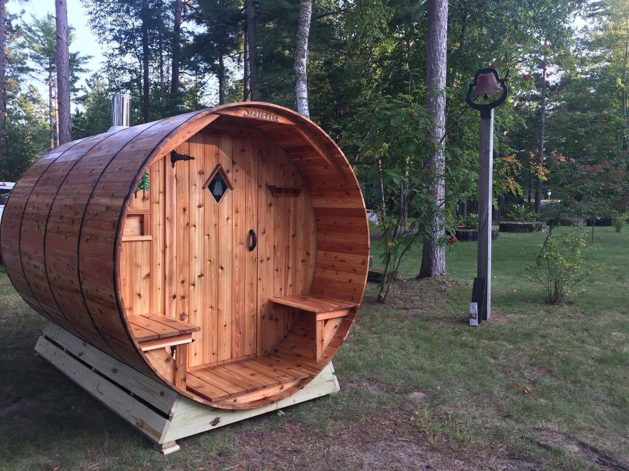 Keweenaw Saunas Custom woodburning handcrafted Upper Peninsula of