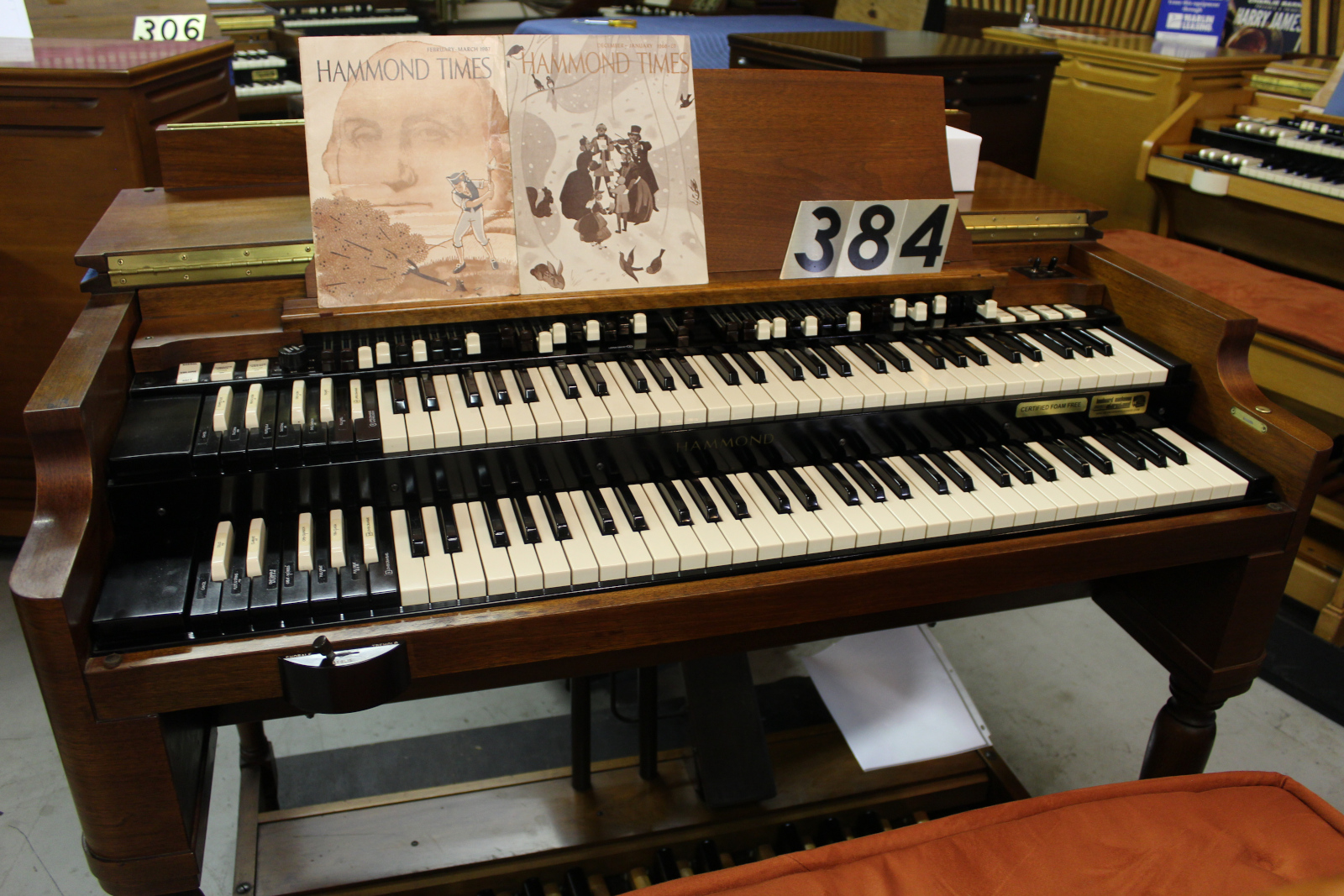 384 1966 Hammond B3 SOLD!