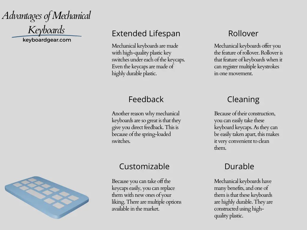 Advantages Of Mechanical Keyboards Comprehensive Guide