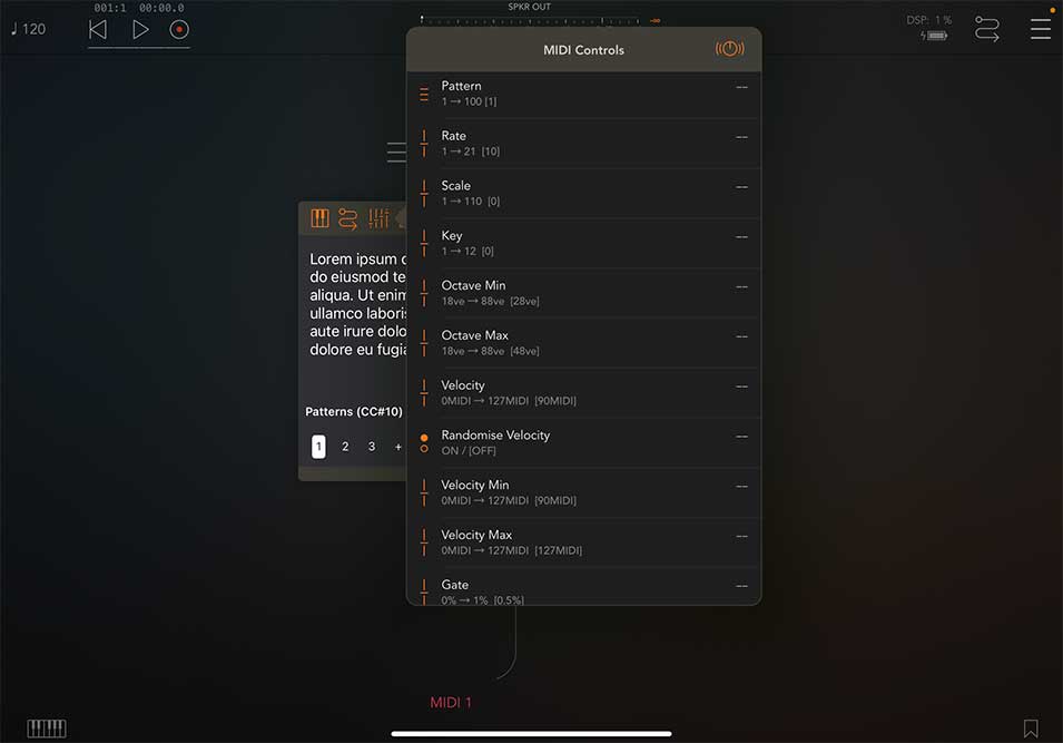 Textquencer AUv3 MIDI Sequencer