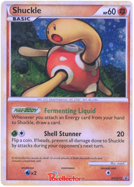 Shuckle HeartGold SoulSilver Promos 15 Pokemon Card