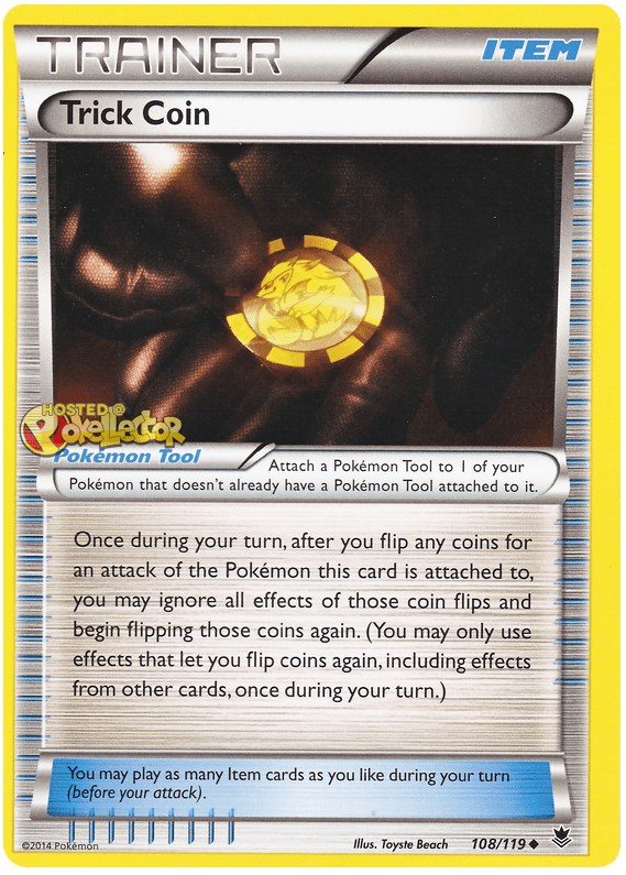 Trick Coin Phantom Forces 108 Pokemon Card