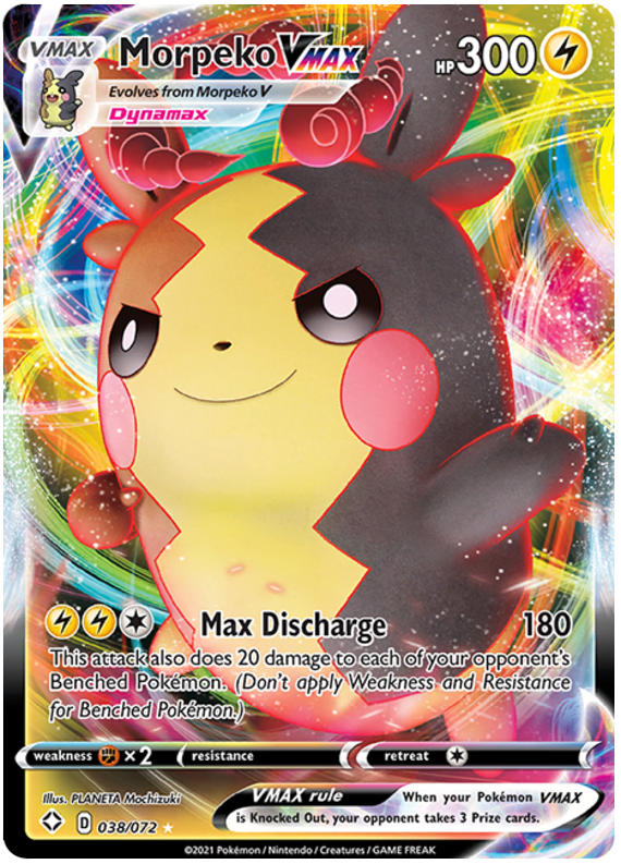 Morpeko VMAX Shining Fates 38 Pokemon Card