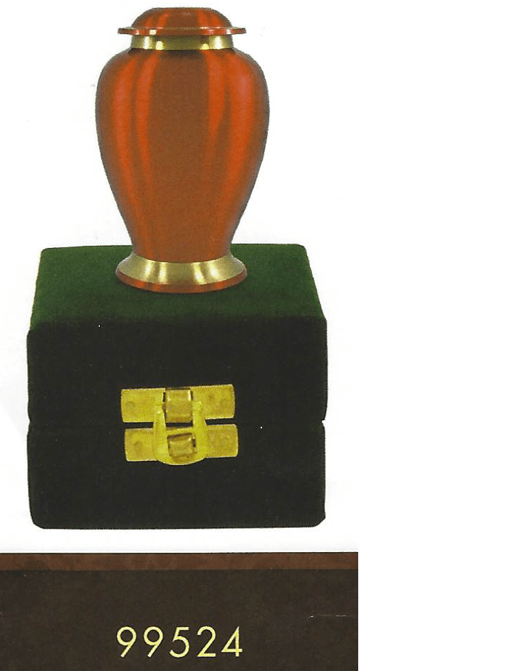 Mini Red and Gold Urn Key Centre Engravables Guelph, Ontario