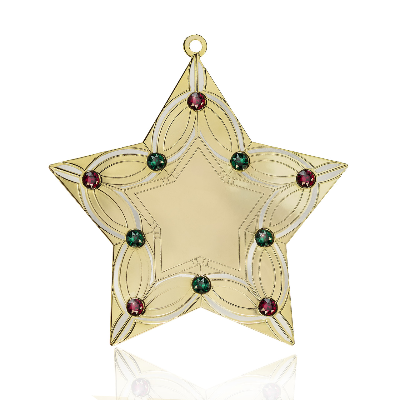Gold Tone Star with Multi Stones Key Centre Engravables Guelph, Ontario