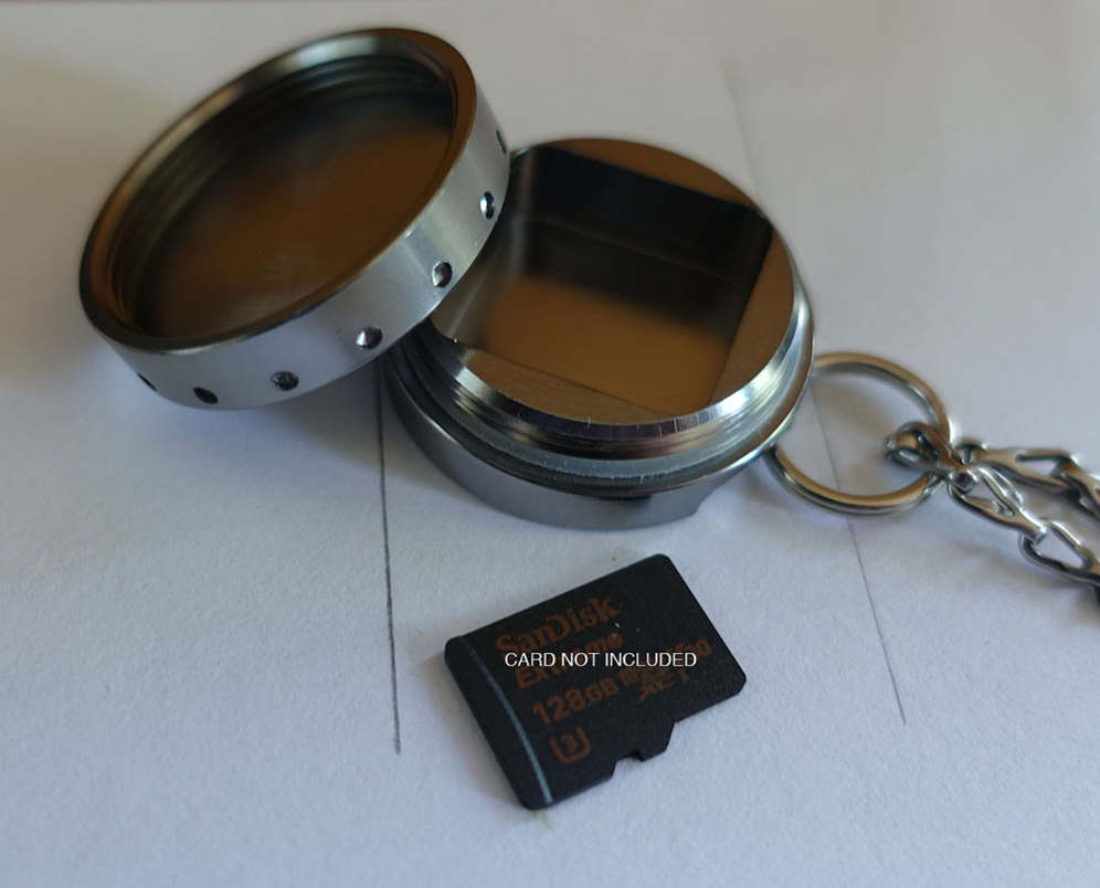 Aluminum Micro SD card holder Very durable MICRO SD container