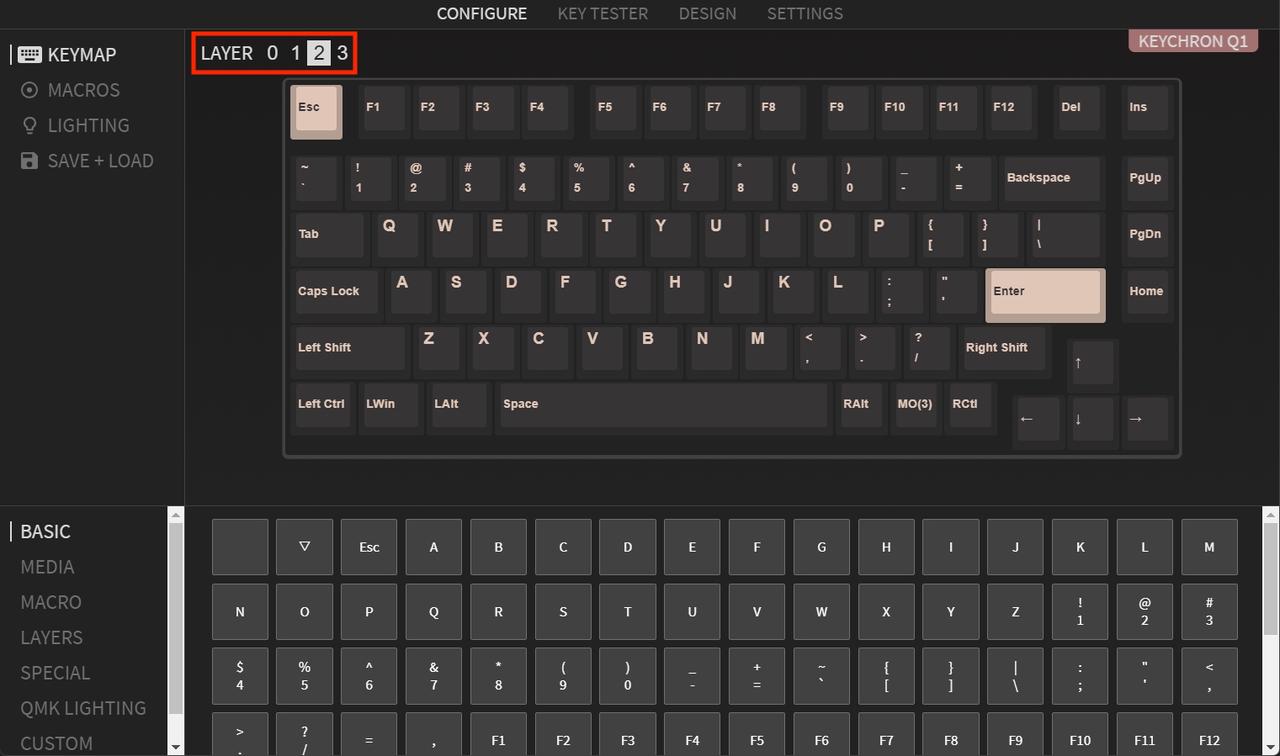 The Caps lock key and left Ctrl are swapped. The left Windows key and