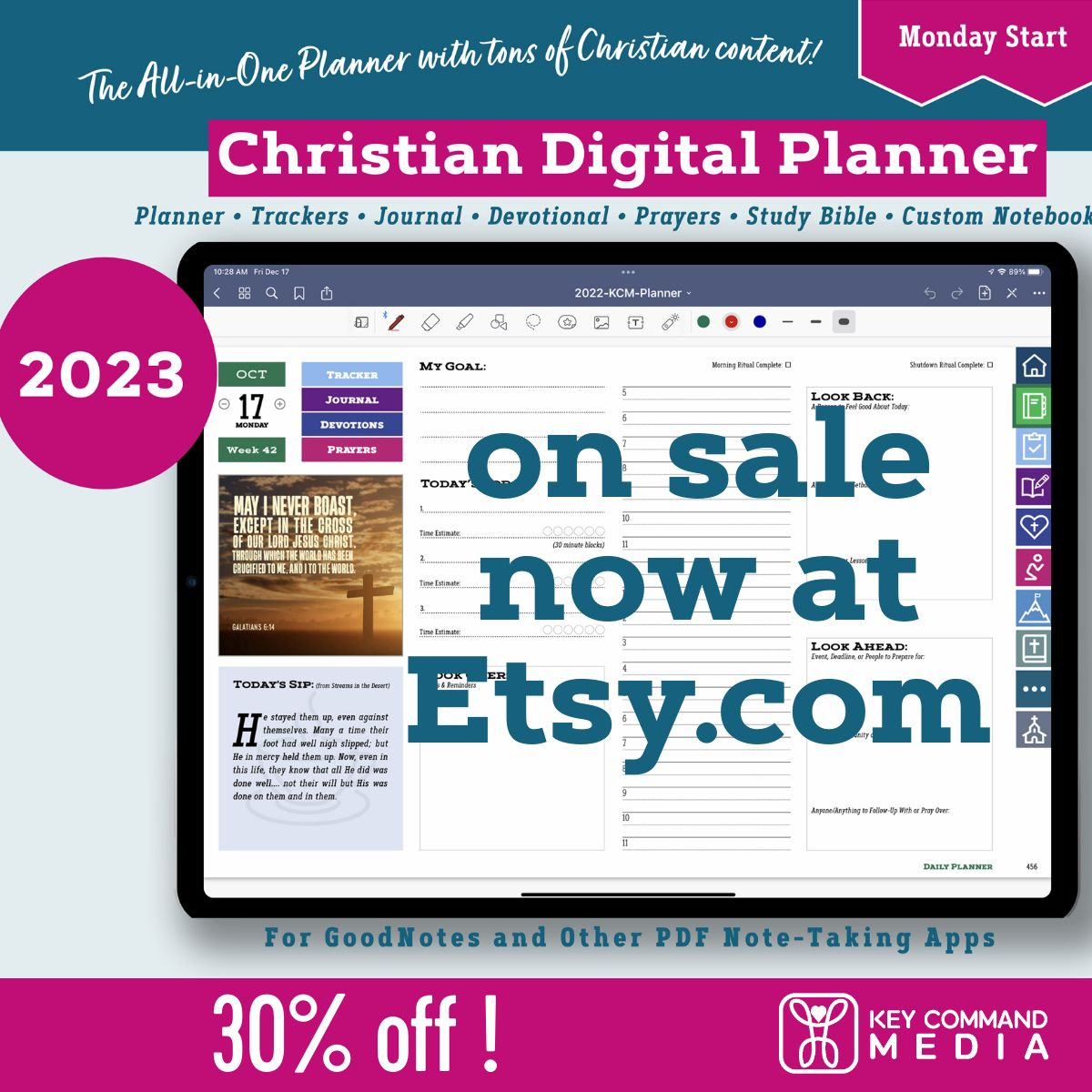 2023 Christian Digital Planner Now on Sale Key Command Media