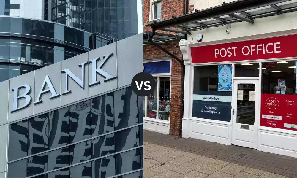 Top 6Difference Between Bank and Post Office Key Difference