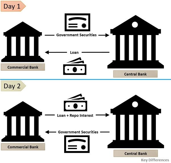 Difference Between Repo Rate and Reverse Repo Rate (with Examples