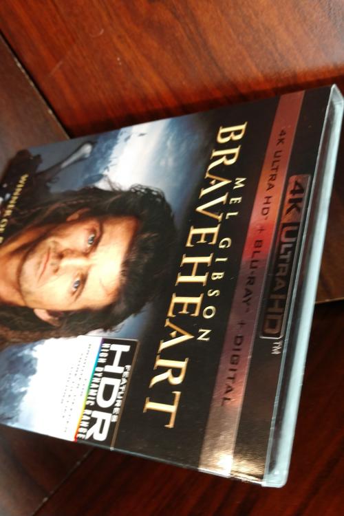 Braveheart 4KUHD Vudu Digital Code Only (Redeems on Paramount Site
