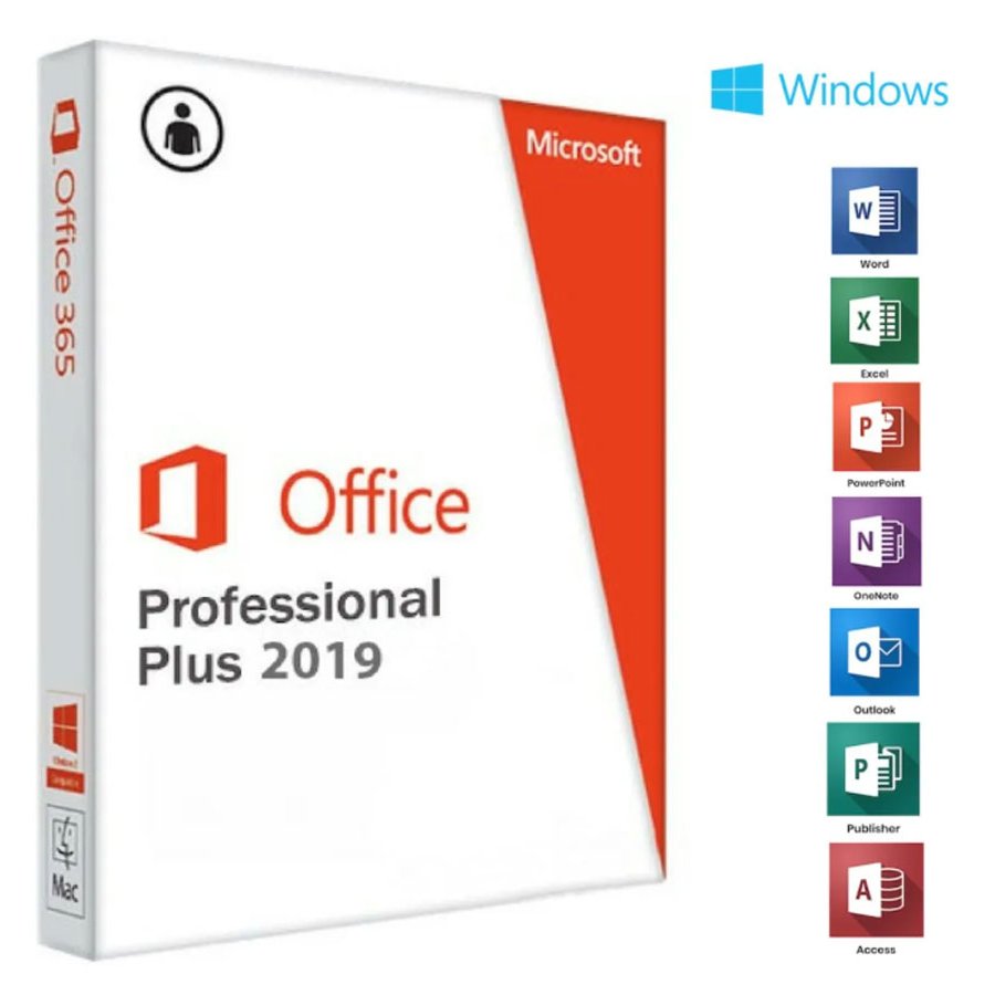 Clé d'activation Microsoft Office Professionnel Plus 2019 Keygenio