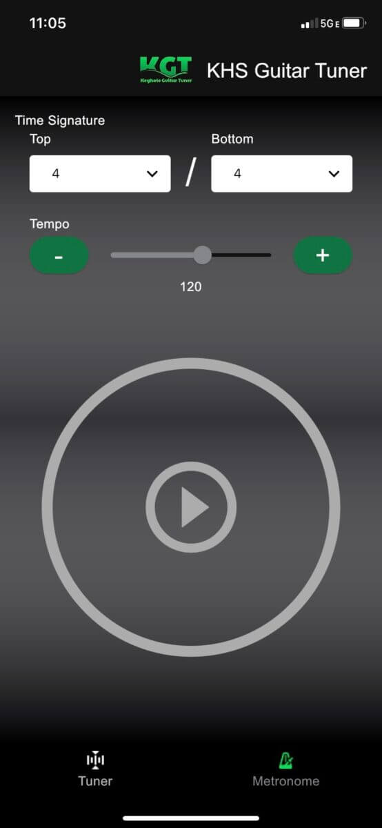 KHS Guitar Tuner Pro Flutter Mobile App Case Study