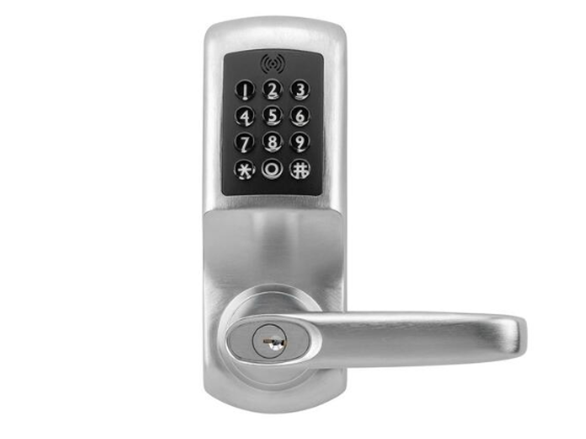 RemoteLock KIC5560WS SmartLock MediumDuty, LeverHandle, Panic Prep