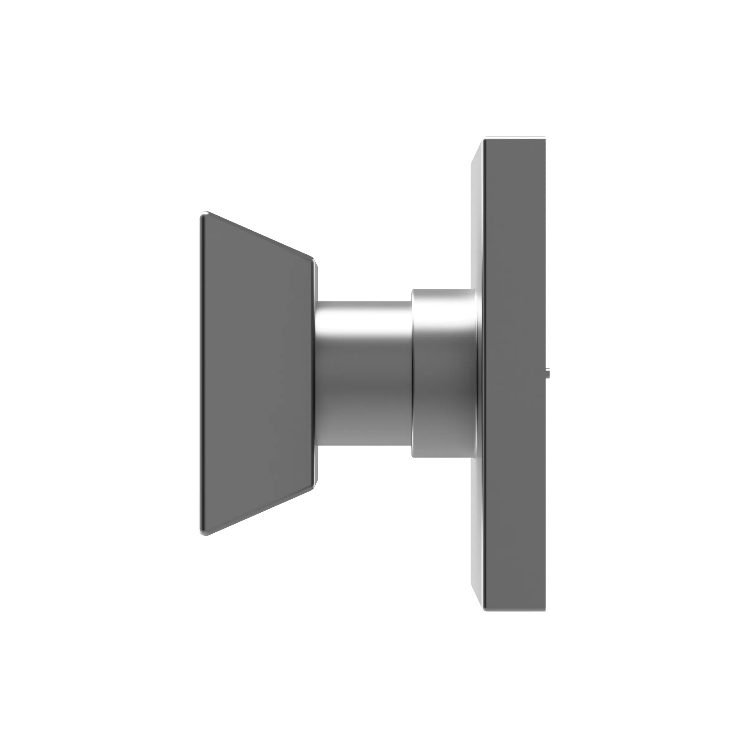 Bifold Door Knob w/ Backplate Keynova