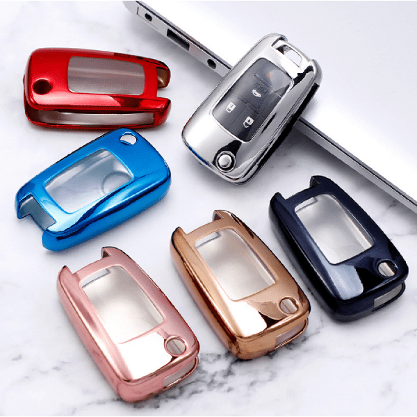 New TPU Flip Key Case Cover For Chevrolet Keys 4 Less