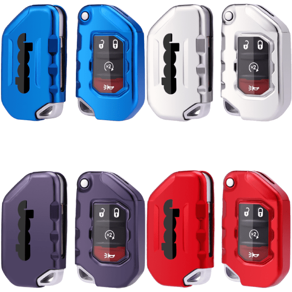 New TPU Flip Key Case Cover For Jeep Keys 4 Less