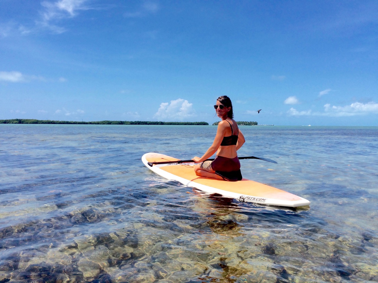 paddleboarding with Keys Boat Tours Keys Boat Tours