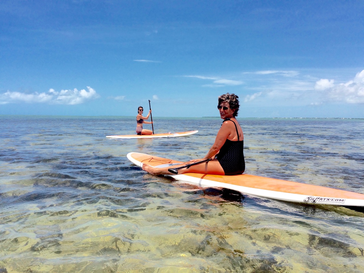 paddleboarding with Keys Boat Tours Keys Boat Tours