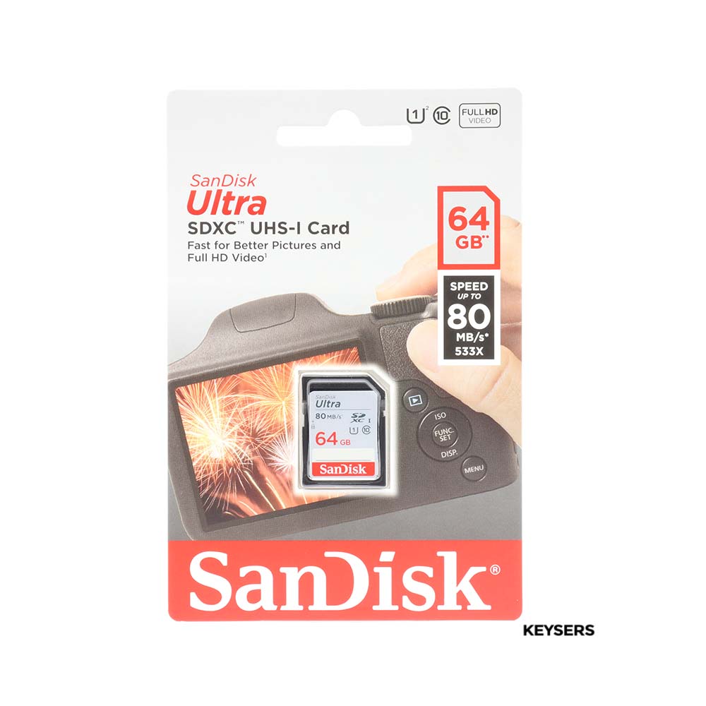 SanDisk Ultra 64GB SD Memory Card Keysers