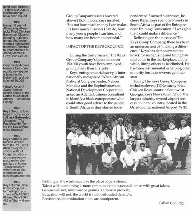 Our History keysgroup