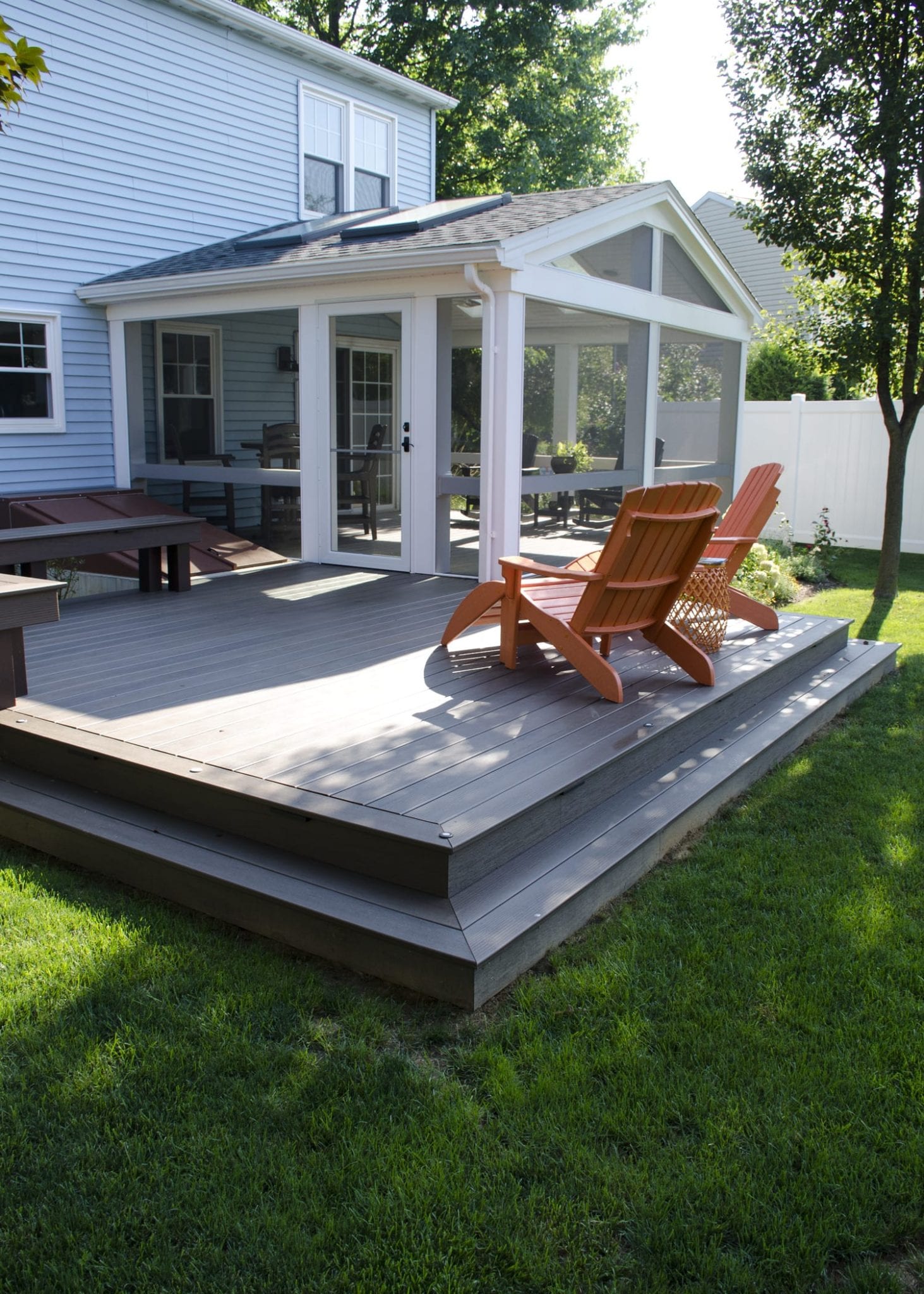 Custom TimberTech Deck/Screened in Porch, Lititz PA 452 Sq Ft