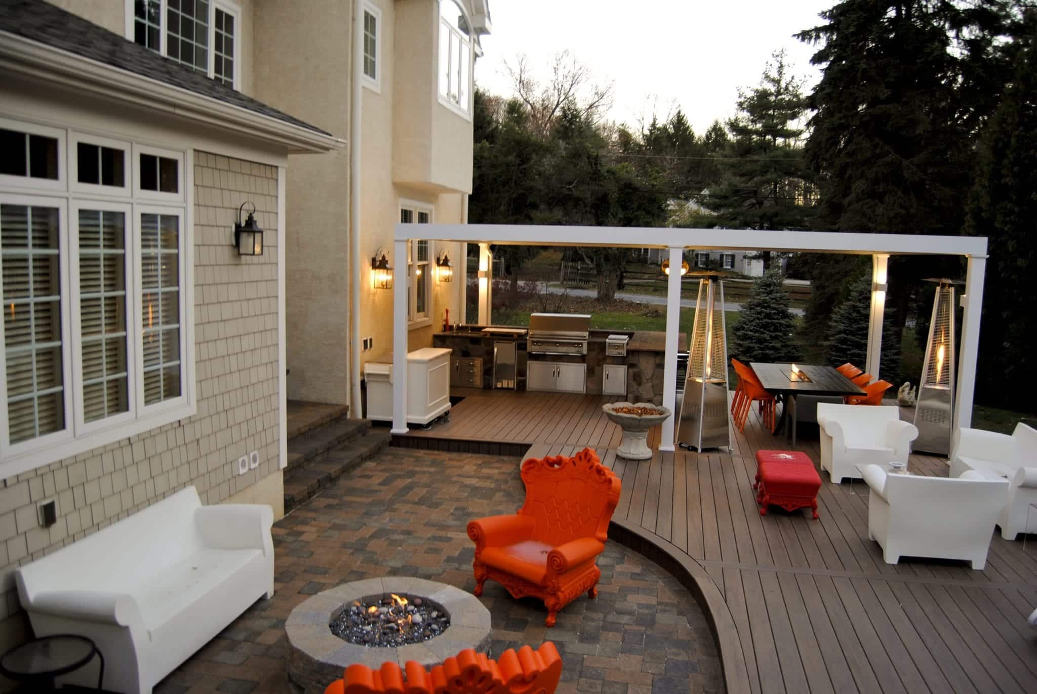 Custom TimberTech Deck/Patio, Berwyn PA 1000 Sq Ft Keystone Custom