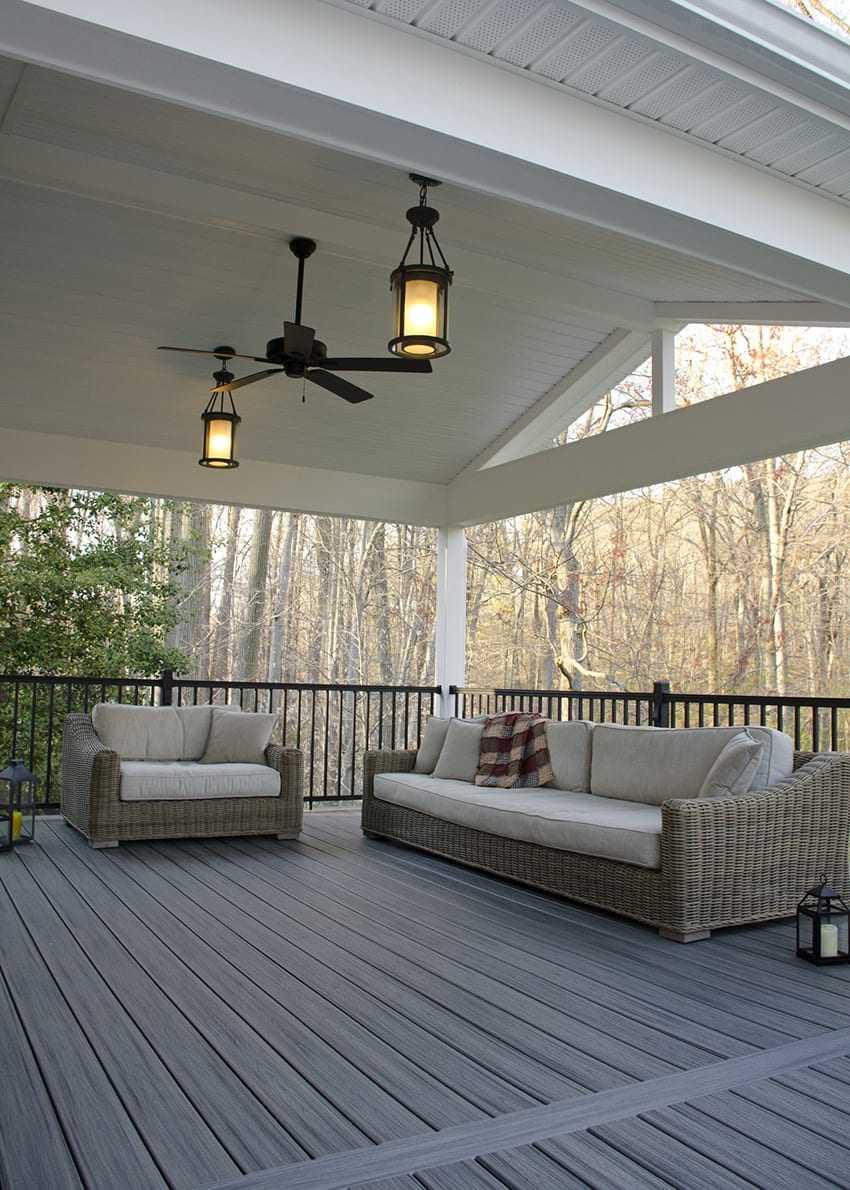 Custom Trex Deck/Porch, Malvern PA 660 Sq Ft Keystone Custom Decks