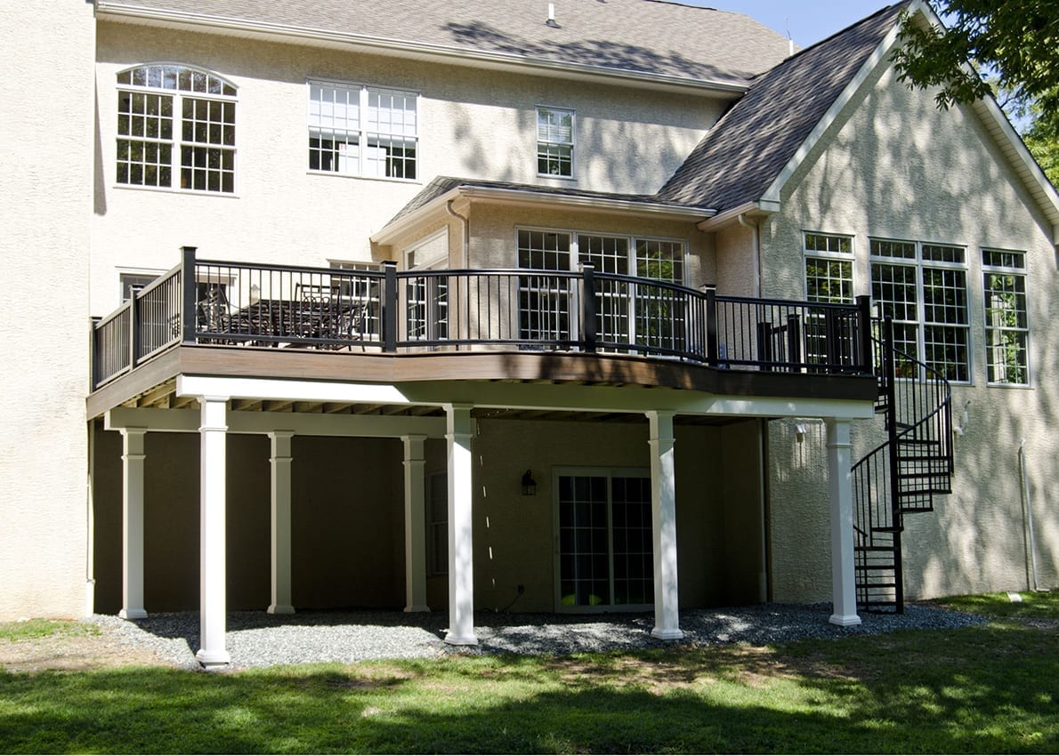 Custom Trex Deck, Collegeville PA 541 Sq Ft Keystone Custom Decks