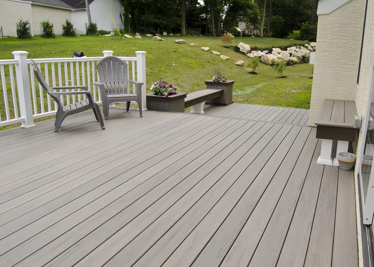 Custom TimberTech Deck, Springfield PA 444 Sq Ft Keystone Custom Decks