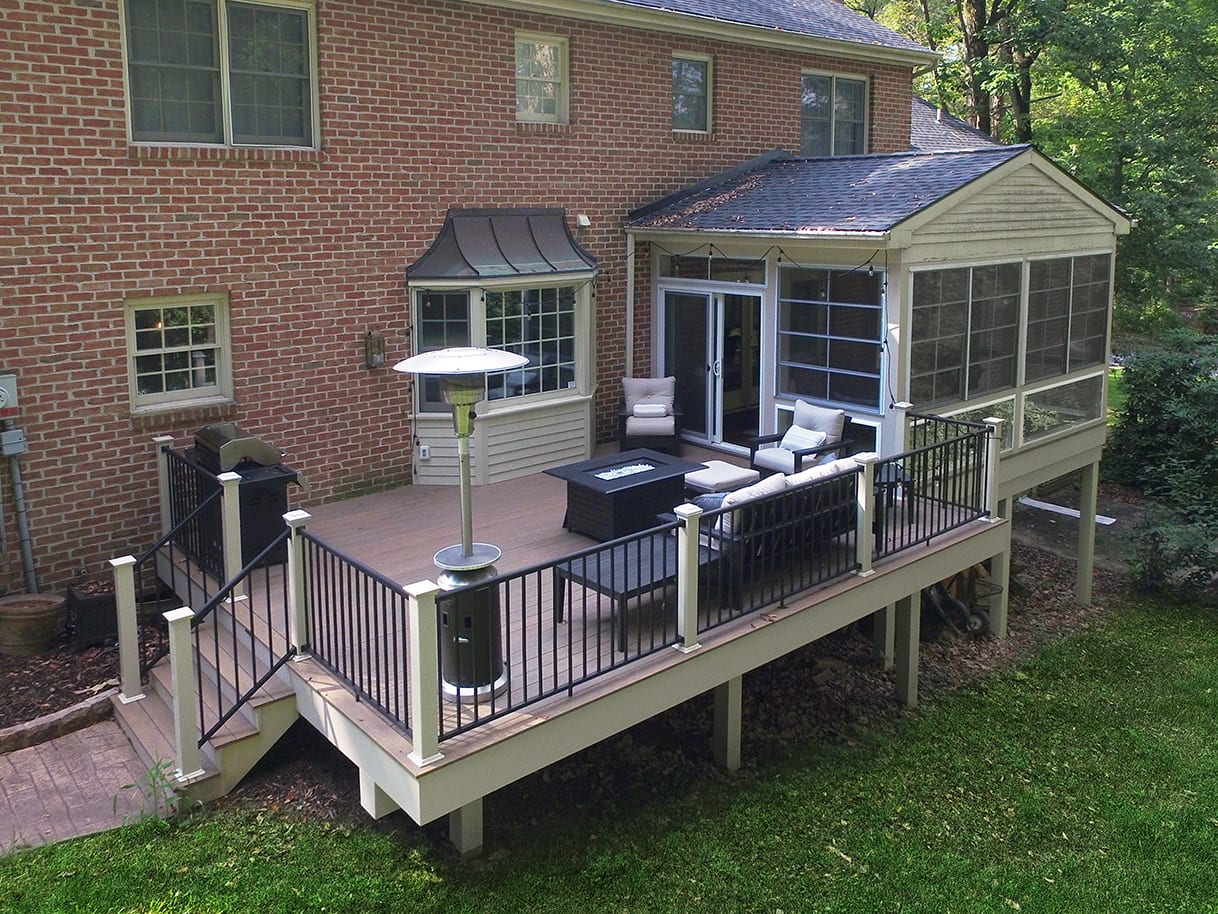 Deck / Sunroom Lancaster, PA Keystone Custom Decks