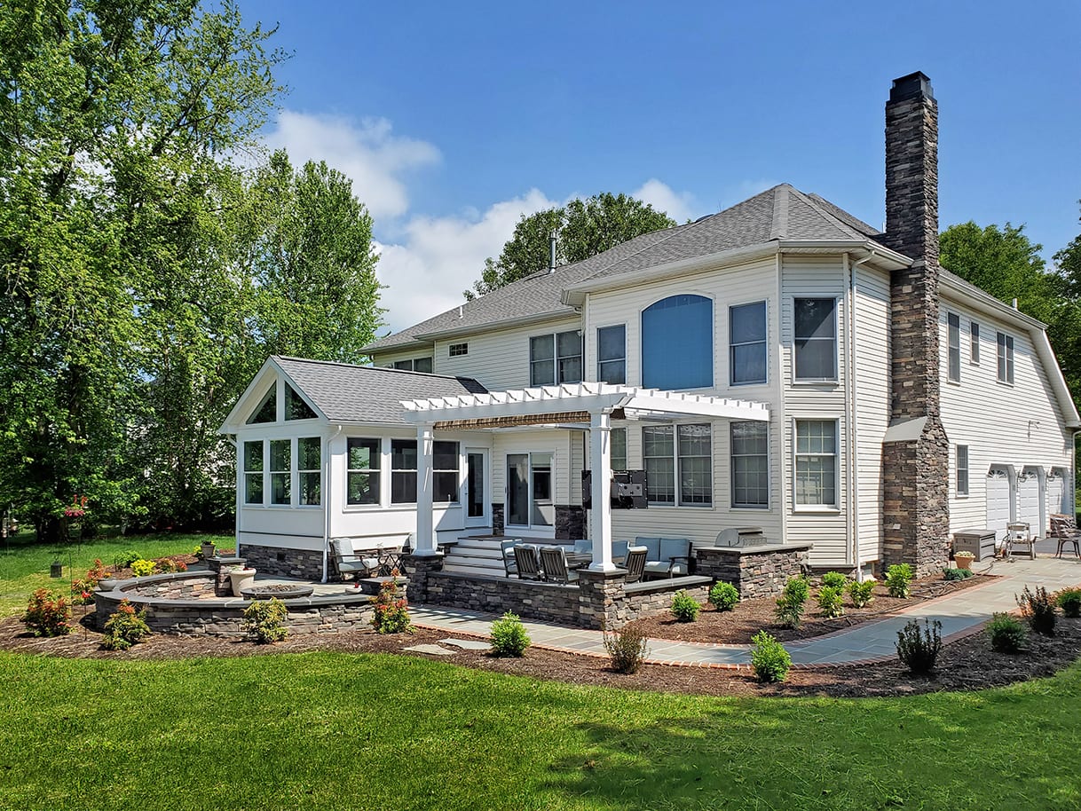 Sunroom / Flagstone Patio Exton, PA 1494 Sq Ft