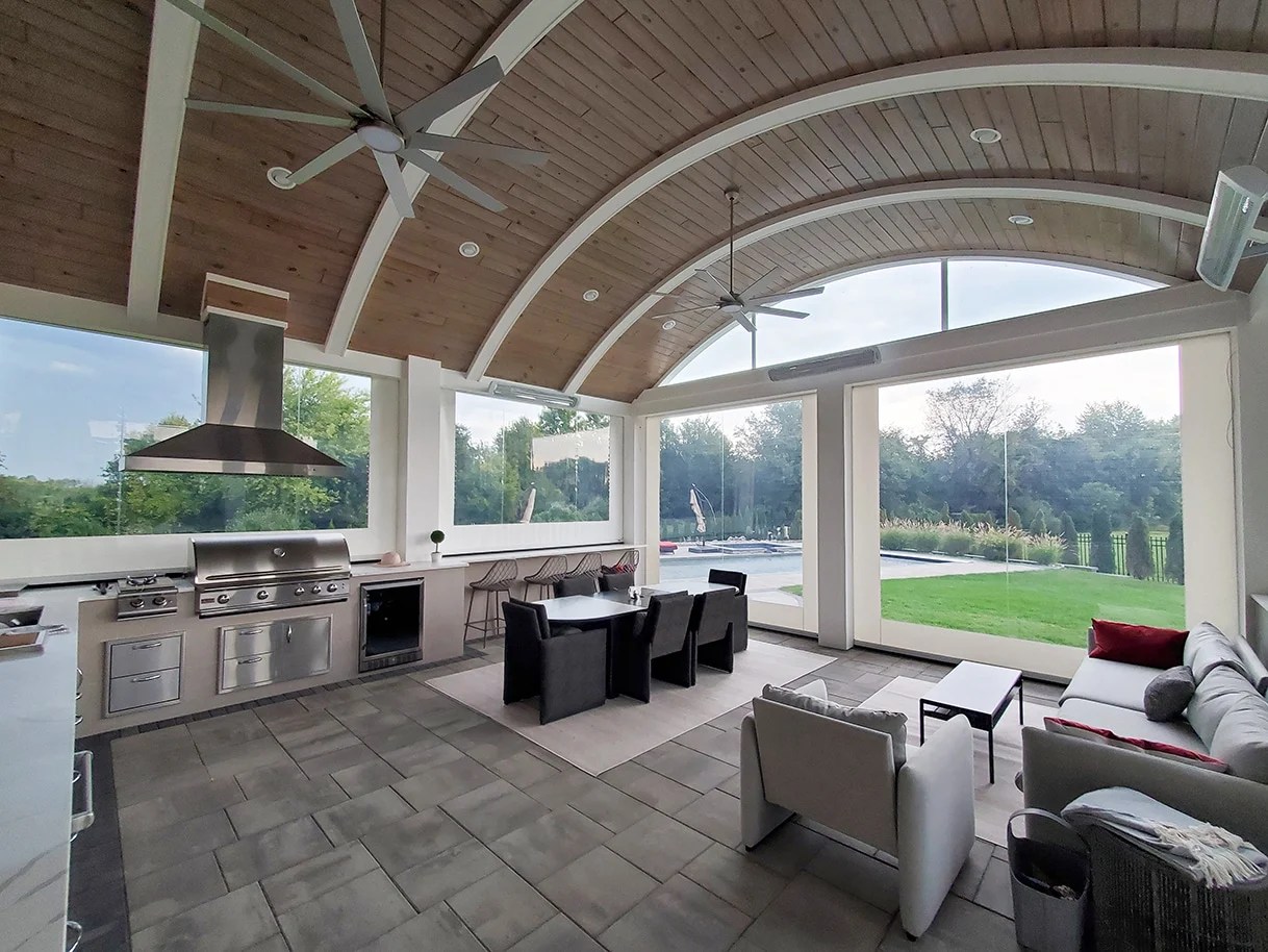 Heritage Porch / Patio Ivyland, PA Keystone Custom Decks
