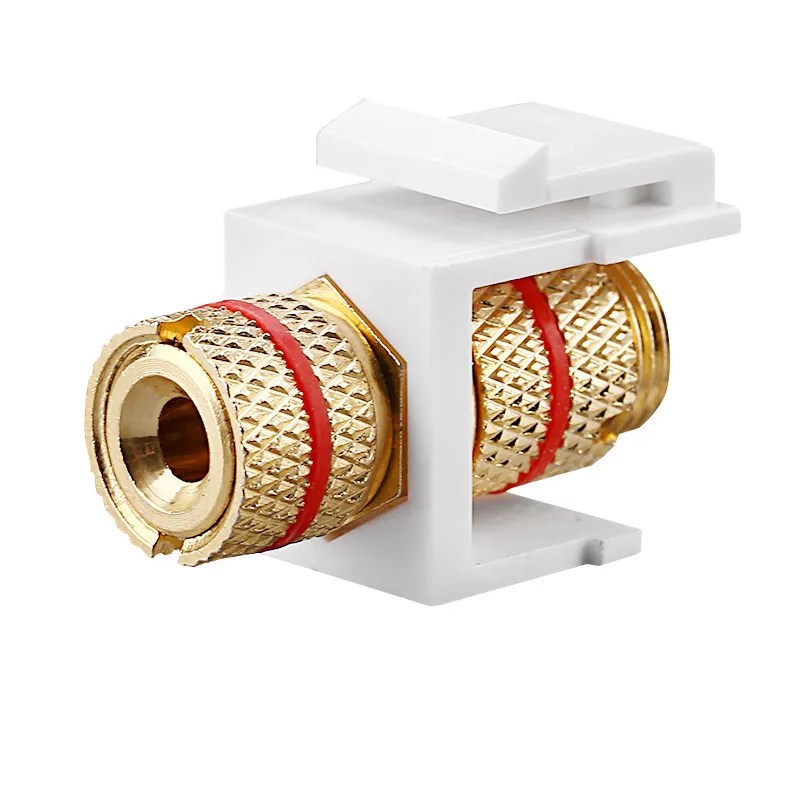 Banana Female Keystone Jack, Banana Plug Binding Post Keystone Jacks Manufacturer in China