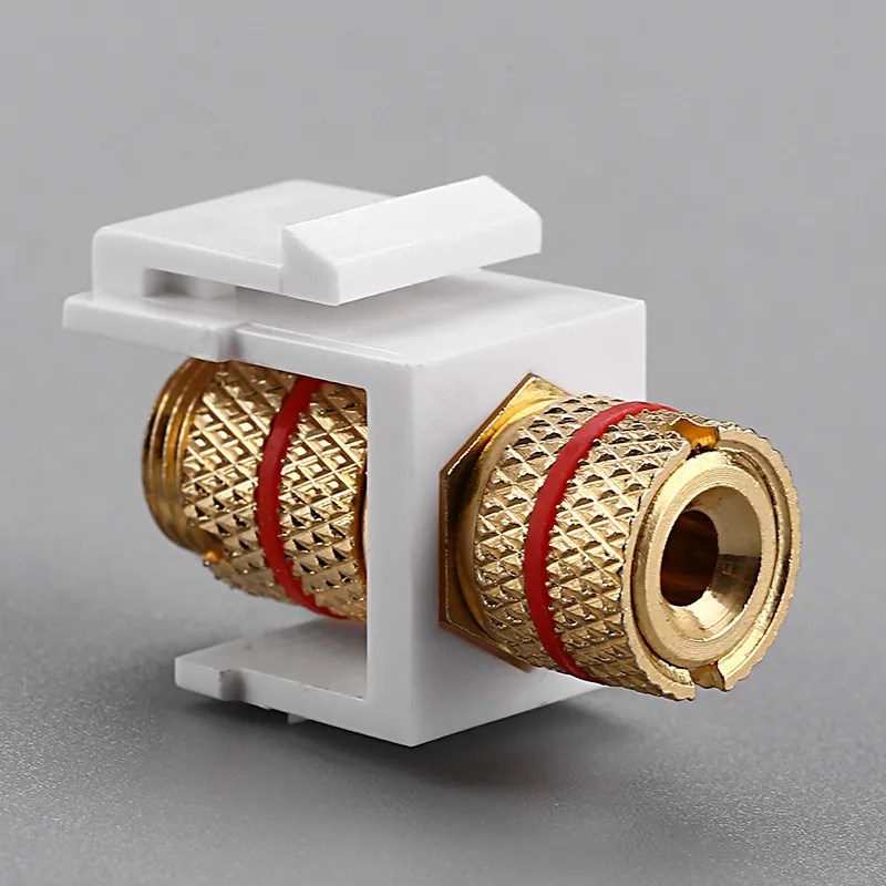 Banana Female Keystone Jack, Banana Plug Binding Post Keystone Jacks Manufacturer in China