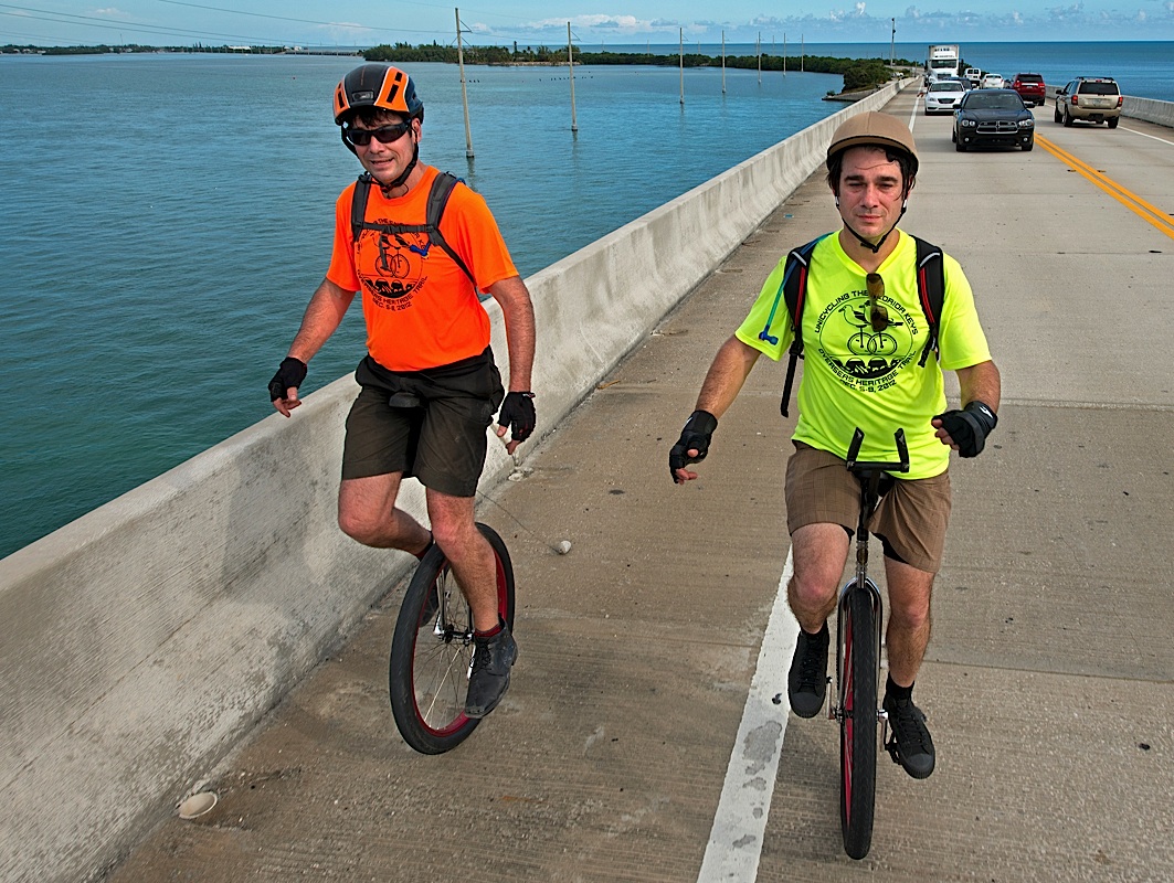 The Florida Keys Overseas Heritage Trail Unicycle Tour
