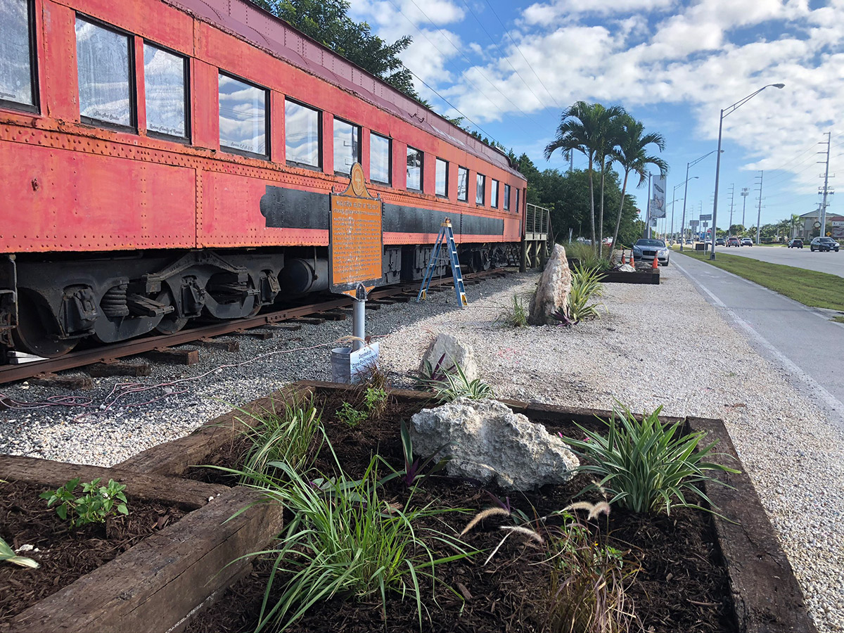 IT'S BEAUUUUTIFUL! MARATHON MUSEUM TRAIN CAR GETS A MAKEOVER Florida